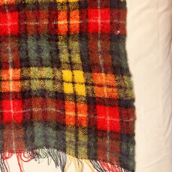 Vintage Scottish mohair throw blanket - Picture 4 of 5